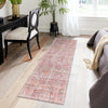 Vintage Memories Collection Area Rug -  Epoch Runner Ivory and Pink  lifestyle 84