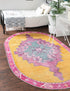 Heritage Elegance Collection Area Rug -  Winterthur (Yellow)