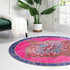 Heritage Elegance Collection Area Rug -  Winterthur (Fuchsia)