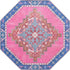 Heritage Elegance Collection Area Rug -  Winterthur (Fuchsia)