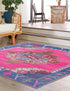 Heritage Elegance Collection Area Rug -  Winterthur (Fuchsia)