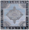 Heritage Elegance Collection Area Rug -  Winterthur (Blue Gray) Square Blue Gray  lifestyle 18