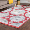 Arcadia Rugs Collection Area Rug -  Atlantis (Red) Rectangle Red  lifestyle 17