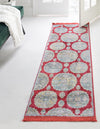 Arcadia Rugs Collection Area Rug -  Atlantis (Red) Runner Red  lifestyle 27