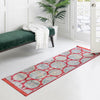 Arcadia Rugs Collection Area Rug -  Atlantis (Red) Runner Red  lifestyle 90