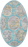 Arcadia Rugs Collection Area Rug -  Atlantis (Blue) Oval Blue  lifestyle 20