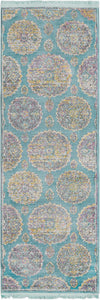 Arcadia Rugs Collection Area Rug -  Atlantis (Blue) Runner Blue  lifestyle 22