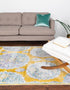 Arcadia Rugs Collection Area Rug -  Atlantis (Yellow)