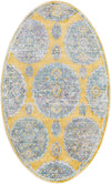 Arcadia Rugs Collection Area Rug -  Atlantis (Yellow) Oval Yellow  lifestyle 20