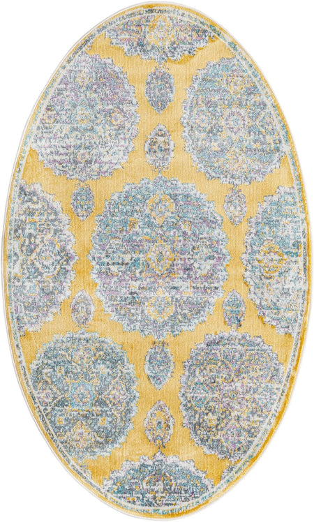 Arcadia Rugs Collection Area Rug -  Atlantis (Yellow)