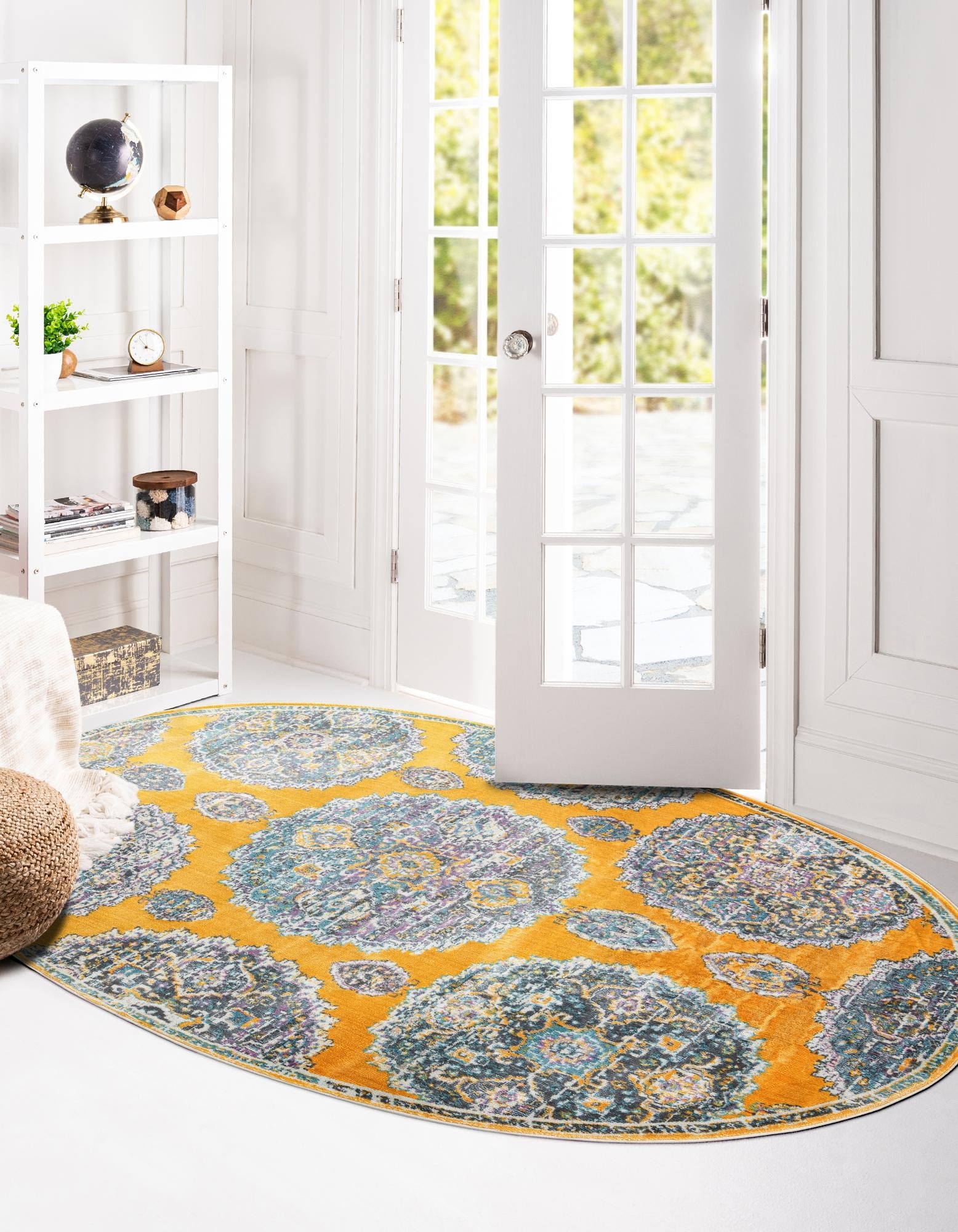 Arcadia Rugs Collection Area Rug -  Atlantis (Yellow)