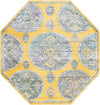 Arcadia Rugs Collection Area Rug -  Atlantis (Yellow) Octagon Yellow  lifestyle 21