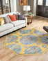 Arcadia Rugs Collection Area Rug -  Atlantis (Yellow)