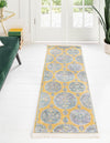 Arcadia Rugs Collection Area Rug -  Atlantis (Yellow) Runner Yellow  lifestyle 27