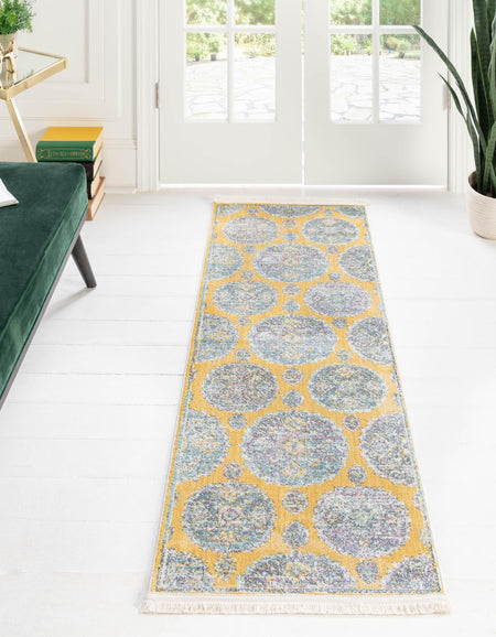 Arcadia Rugs Collection Area Rug -  Atlantis (Yellow)