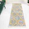 Arcadia Rugs Collection Area Rug -  Atlantis (Yellow) Runner Yellow  lifestyle 86