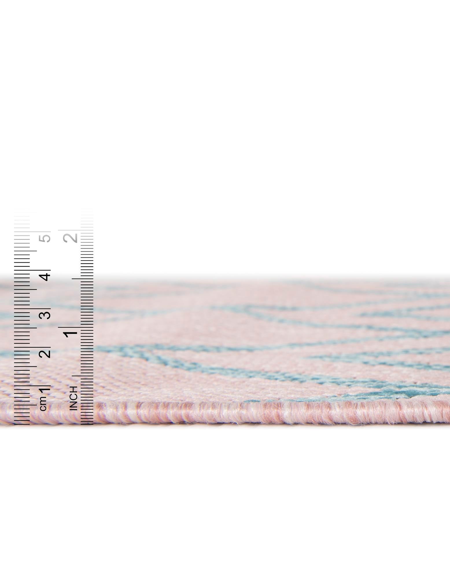 Urban Oasis Rugs Collection Area Rug -  Boulevard (Pink and Aqua)