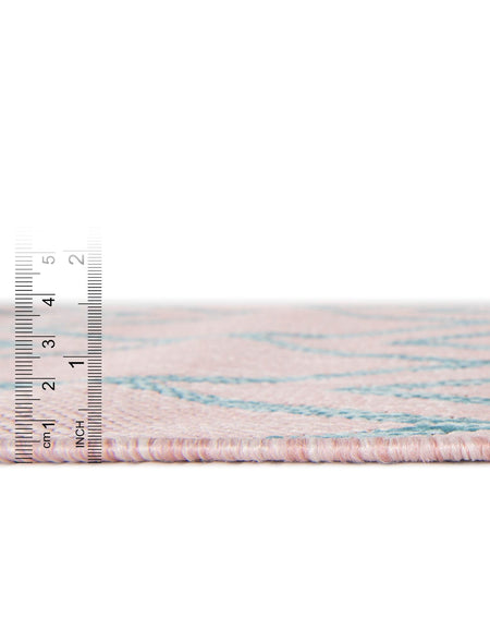 Urban Oasis Rugs Collection Area Rug -  Boulevard (Pink and Aqua)