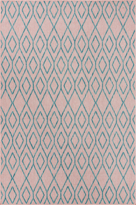 Urban Oasis Rugs Collection Area Rug -  Boulevard (Pink and Aqua)