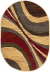 Bistro Lounge Collection Area Rug -  Frappe Oval Beige  lifestyle 18