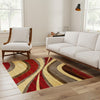 Bistro Lounge Collection Area Rug -  Frappe Square Beige  lifestyle 105