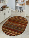 Bistro Lounge Collection Area Rug -  Americano Oval Beige  lifestyle 42