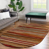 Bistro Lounge Collection Area Rug -  Americano Oval Beige  lifestyle 115