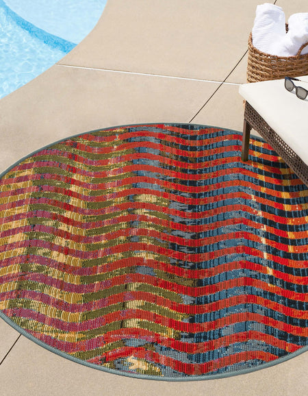 Urban Terrace Collection Area Rug -  Walkway