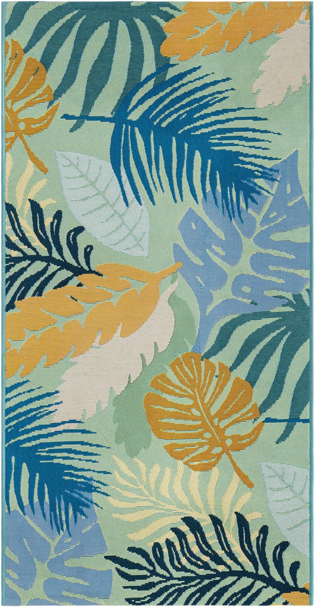 Seaside Blooms Collection Area Rug -  Sunkiss