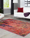 Autumnal Tapestry Collection Area Rug -  Chromaticville Rectangle Multi  lifestyle 3