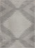 Seychelles Stripes Collection Area Rug - Mahe (Gray and Ivory) Rectangle Gray and Ivory Main