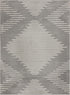 Seychelles Stripes Collection Area Rug - Mahe (Gray and Ivory)