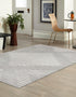 Seychelles Stripes Collection Area Rug - Mahe (Gray and Ivory)