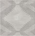 Seychelles Stripes Collection Area Rug - Mahe (Gray and Ivory)