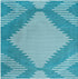 Seychelles Stripes Collection Area Rug - Mahe (Turquoise)