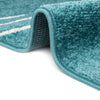 Seychelles Stripes Collection Area Rug - Mahe (Turquoise) Runner Turquoise  lifestyle 8