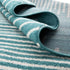 Seychelles Stripes Collection Area Rug - Mahe (Turquoise)