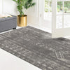 Brighton Stripes Collection Area Rug - Sussex (Gray and Ivory) Rectangle Gray and Ivory  lifestyle 18