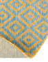 Urban Oasis Rugs Collection Area Rug -  Rooftop (Yellow and Aqua)