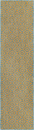 Urban Oasis Rugs Collection Area Rug -  Rooftop (Yellow and Aqua)