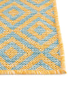 Urban Oasis Rugs Collection Area Rug -  Rooftop (Yellow and Aqua) Runner Yellow and Aqua  lifestyle 5