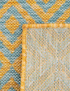 Urban Oasis Rugs Collection Area Rug -  Rooftop (Yellow and Aqua) Runner Yellow and Aqua  lifestyle 7