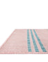 Urban Oasis Rugs Collection Area Rug -  District (Pink and Aqua)