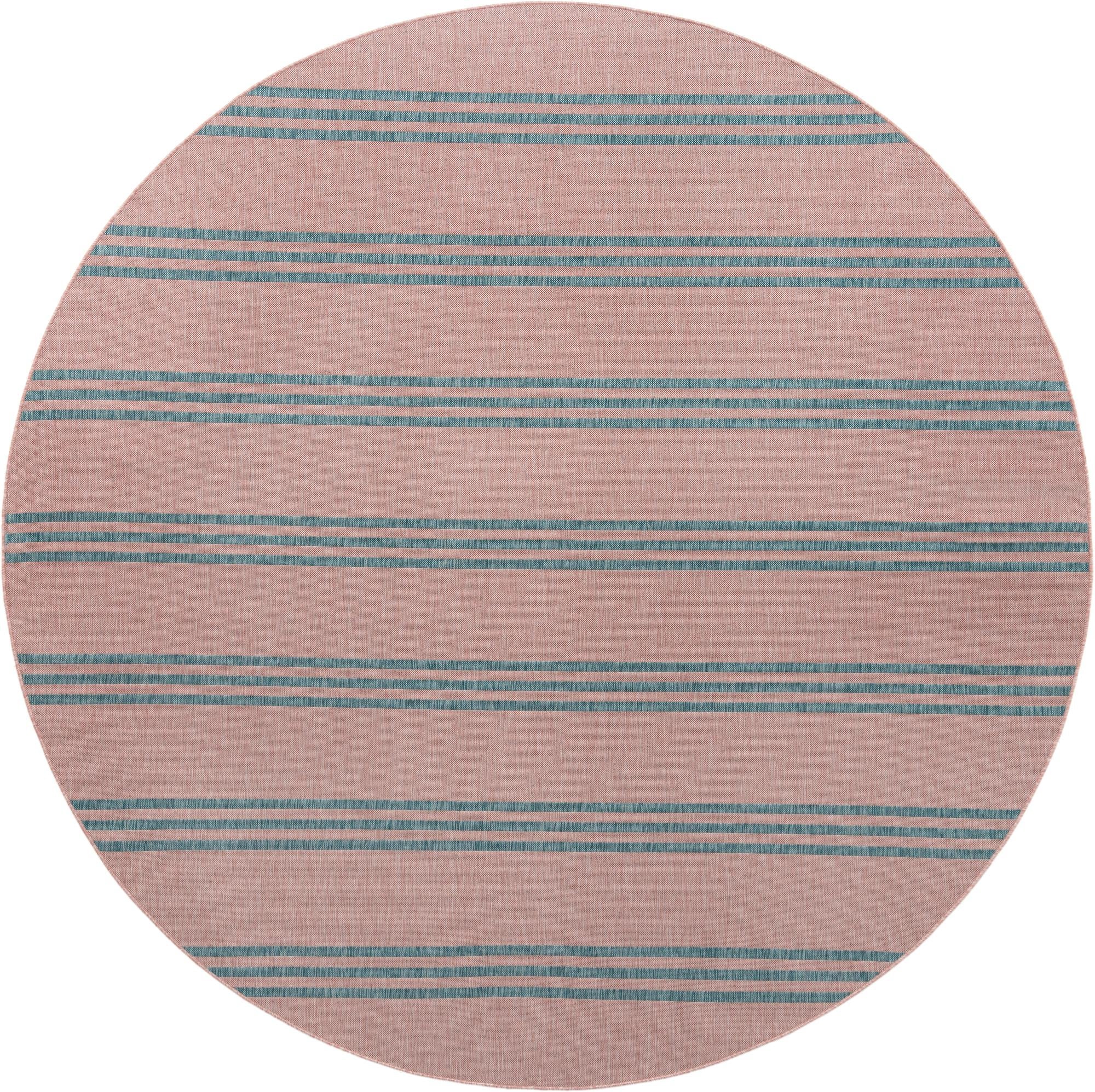 Urban Oasis Rugs Collection Area Rug -  District (Pink and Aqua)