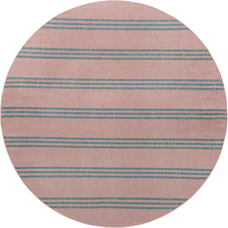 Urban Oasis Rugs Collection Area Rug -  District (Pink and Aqua)