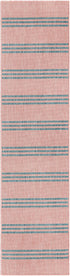 Urban Oasis Rugs Collection Area Rug -  District (Pink and Aqua)