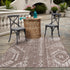 Desert Nomad Terrace Collection Area Rug - Sahara (Brown)