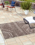 Desert Nomad Terrace Collection Area Rug - Sahara (Brown)