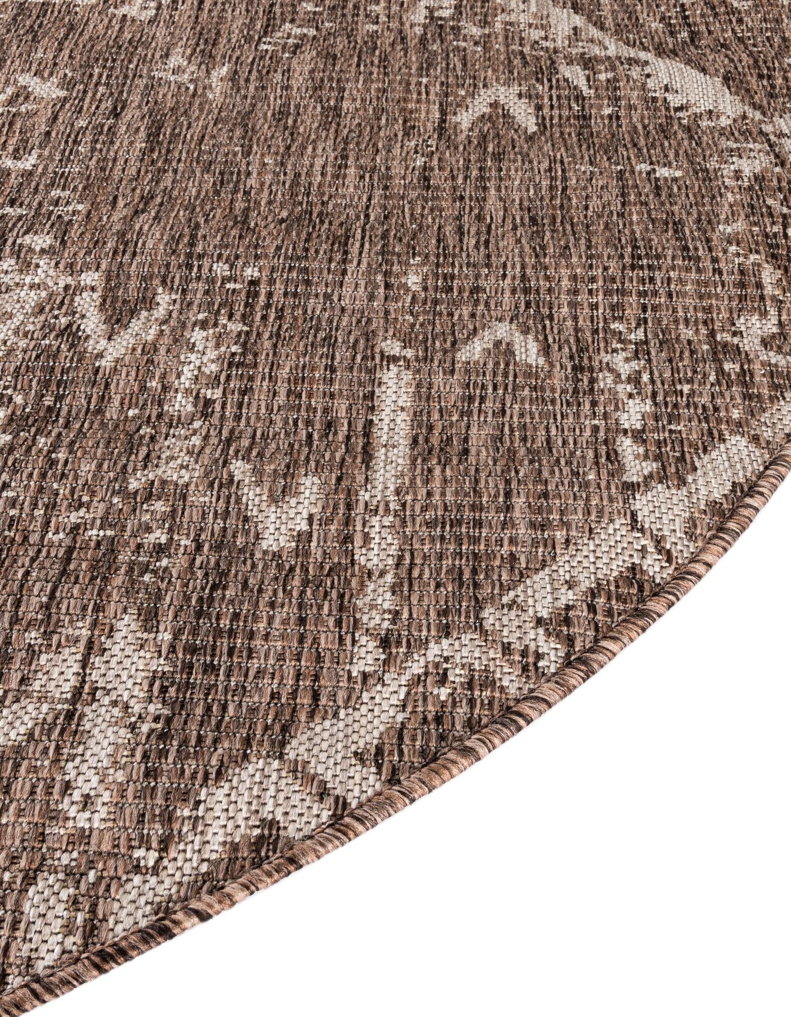 Desert Nomad Terrace Collection Area Rug - Sahara (Brown)