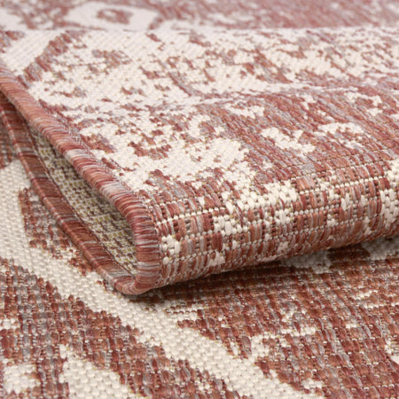 Desert Nomad Terrace Collection Area Rug - Sahara (Rust Red)